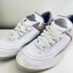 Jordan 2 Low Top White Python Size 11.5