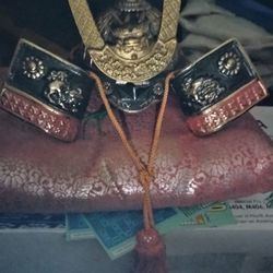 Japanese Dynasty Dish Wear & Samurai Helmet 
