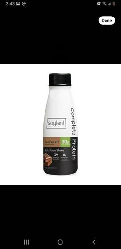 Soylent Complete Protein Shakes 12 Pack (Creamy Chocolate) - 30g Plant Protein