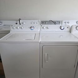 CLEAN GE Washer And Dryer 