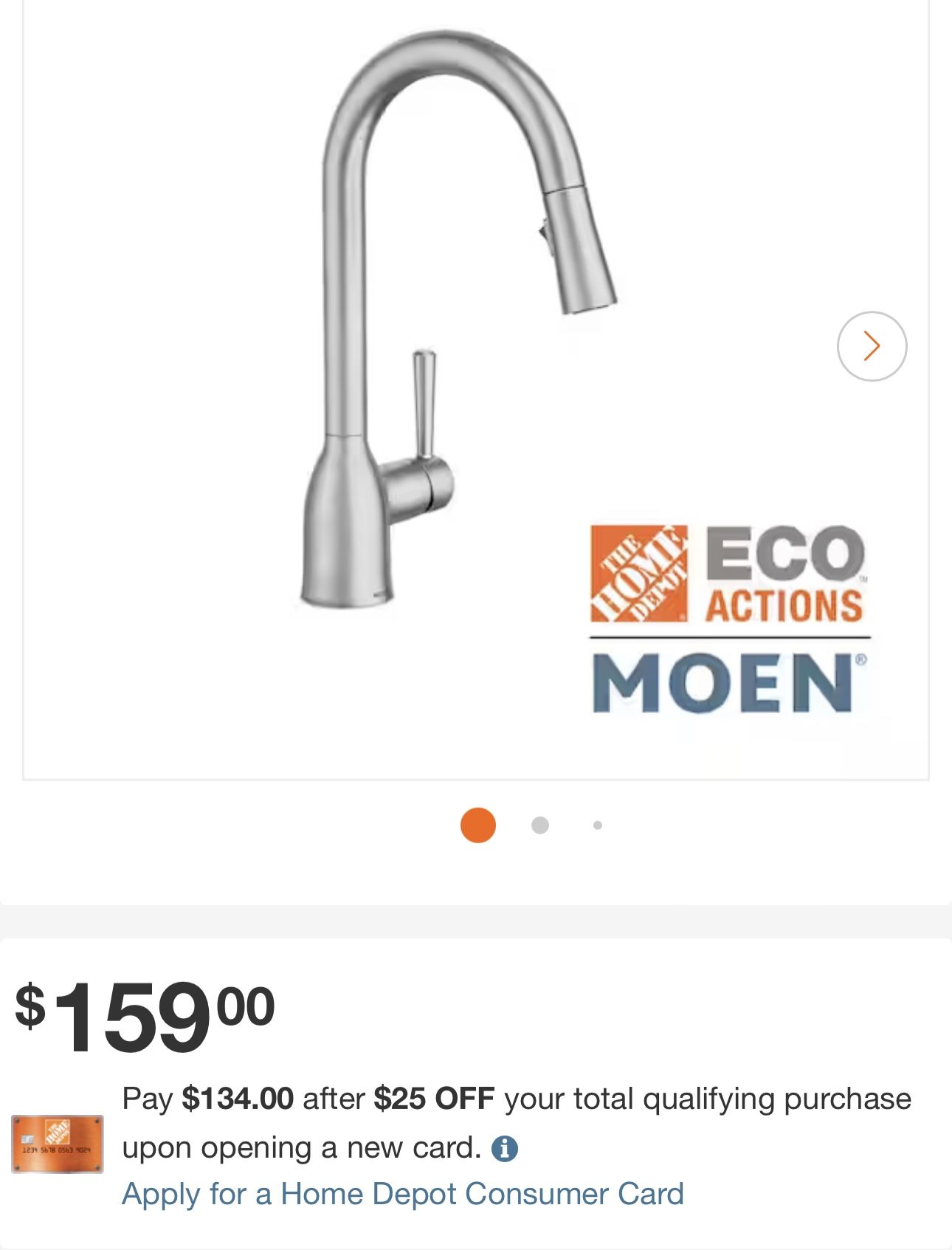 Kitchen Faucet Brushed Nickel