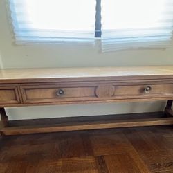 Drexel Mahogany Coffee Table with drawer - 60" x 20" x 18" high