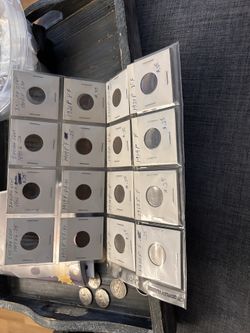 Indian head pennies and wheat pennies