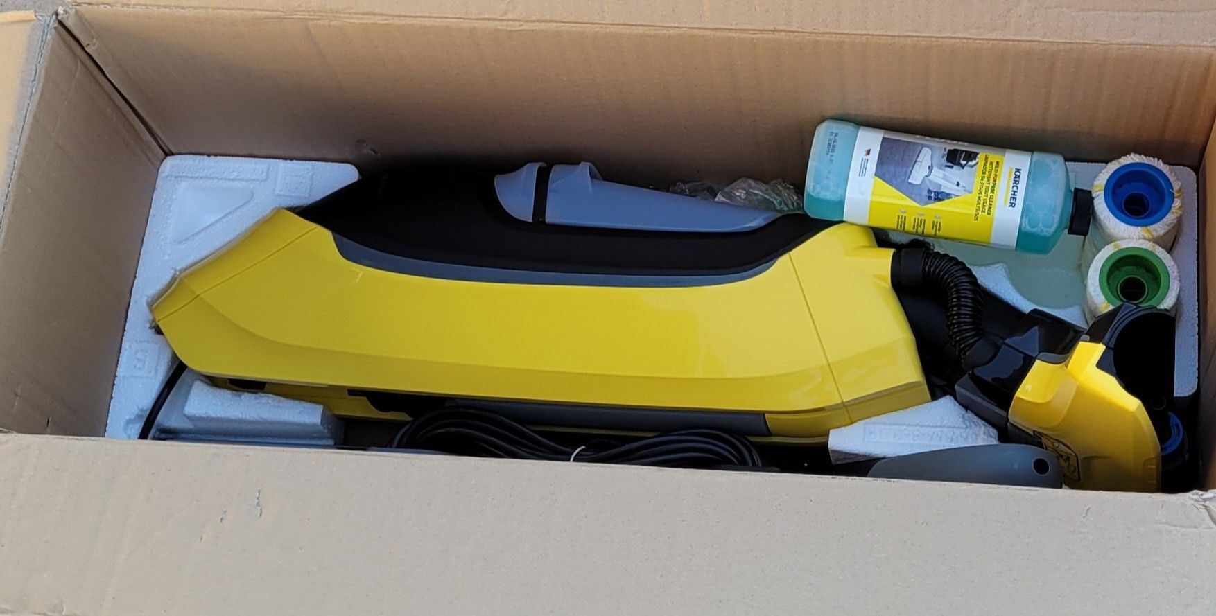 Karcher FC5 Bagless Upright Hardwood Floor Cleaner - Yellow