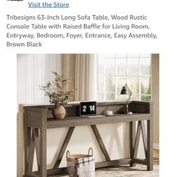 Tribesigns 63" Sofa Table Console 