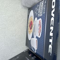 16 pieces embossed dinner wear set