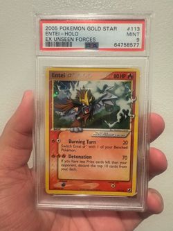 Entei Gold star PSA 9