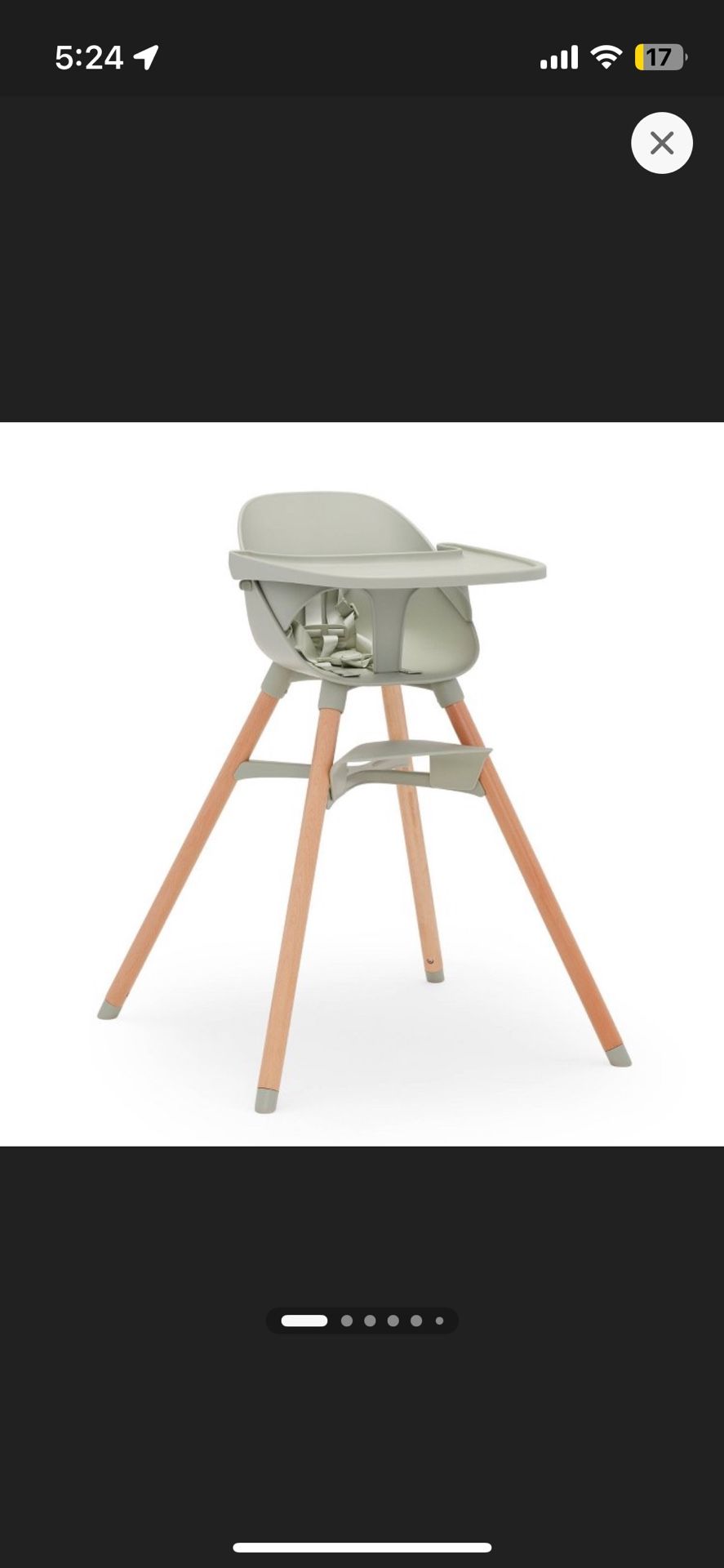 Lalo The Chair High Chair - Sage