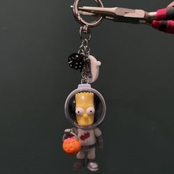 BART Astronaut  Halloween Charm 