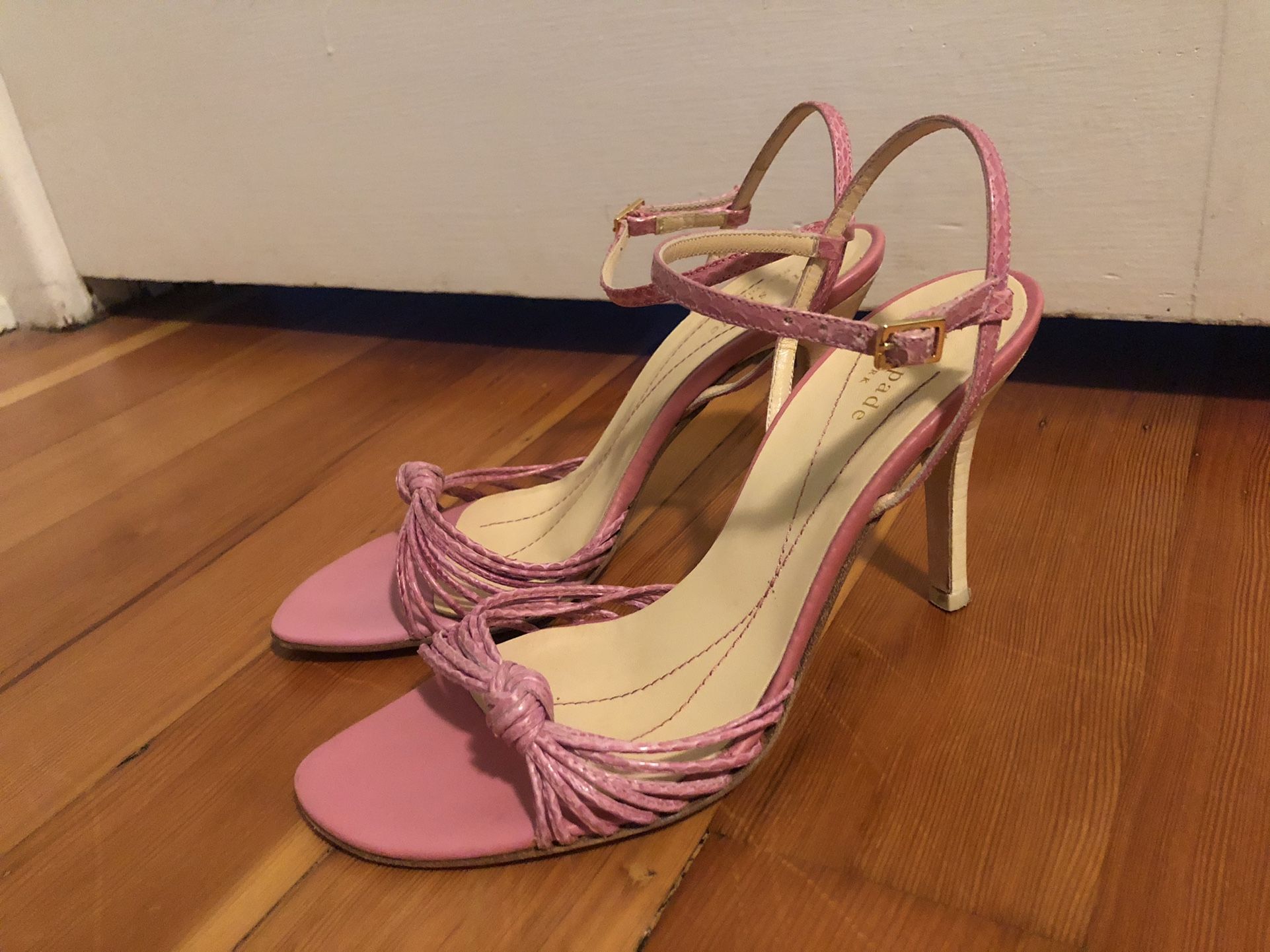 Kate Spade Pink Strappy Heels Women’s Size 7