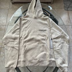ESSENTIALS BEIGE HOODIE