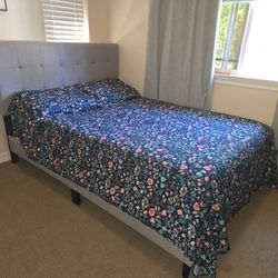 FULL size Upholstered Bedframe In Brand NEW condition