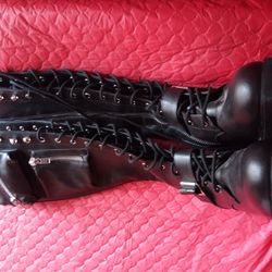 2 Pair Of Ladies Stylish HighBoots