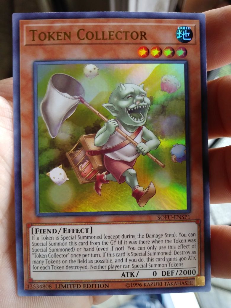 YUGIOH TOKEN COLLECTOR ULTRA RARE MINT CONDITION!!!