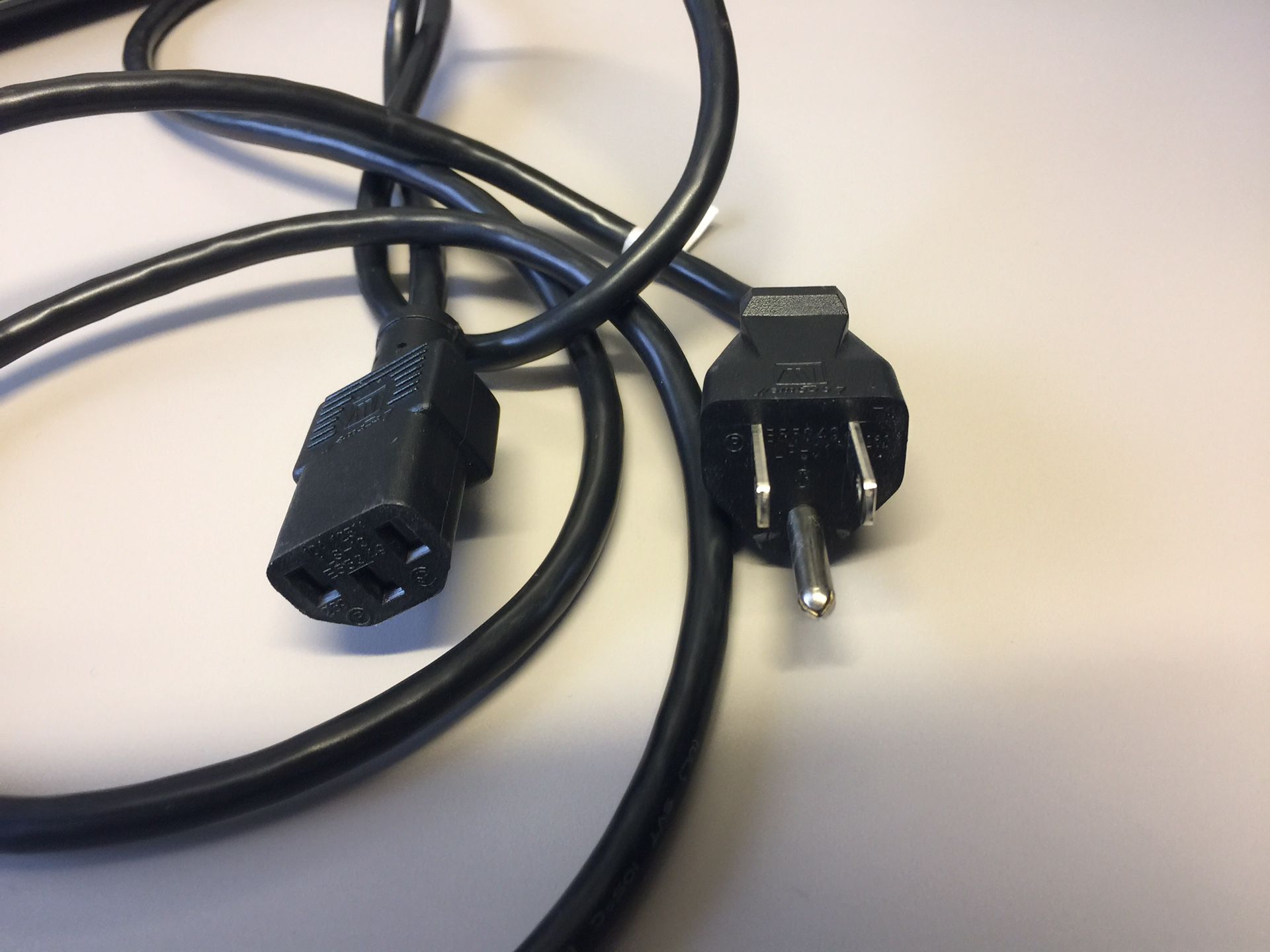 Computer / Monitor Power Cable