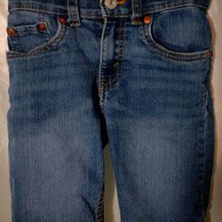Levi's Boys' Jean Shorts Size 6 Blue Denim Stretch 