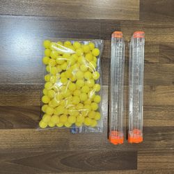 2x 12 Round Nerf Rival Magazines + 125 Rival Rounds