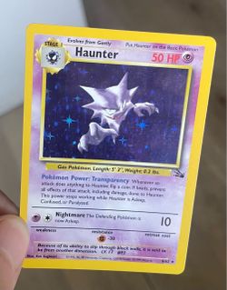 Haunter Holo Pokémon Card 6/62 Fossil (LP)