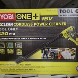 YROBI ONE+ 18Volt Cordless Power Cleaner, Brand New