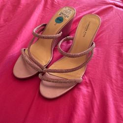 Pink Wedge Heels