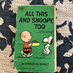 Comic Book “All This And Snoopy, Too”
