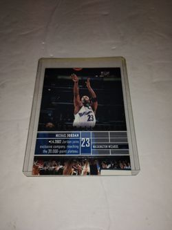 Perfect Mint 2002 Michael Jordan Basketball Diary Card - Upper Deck #B1