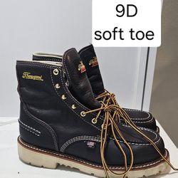 Thorogood Soft Toe Work Boots Size 9D 