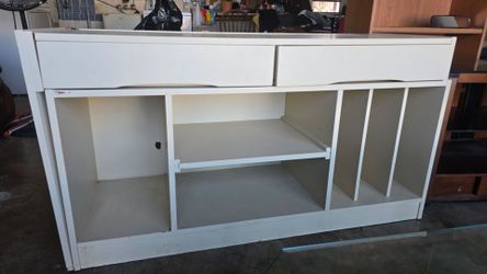 Wooden TV stand entertainment console