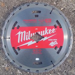 Milwaukee 48-41-0713 Worm Drive Framing Wood Saw Blade, 24 Tooth, 7-1/4"