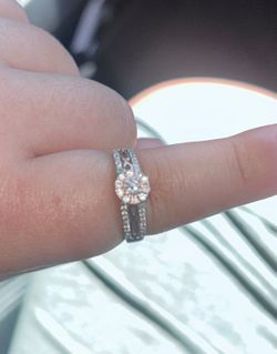14k white gold ring