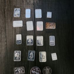 1g Silver Bars 