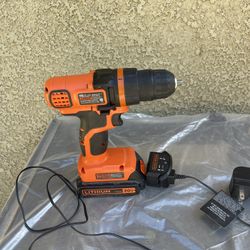 Black Deckers Cordless Drill 