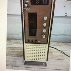 Magnavox Flip Clock Radio Antique 