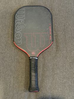 Wilson Blaze Edgeless 13 Pickleball Paddle – Black/Red – USA Pickleball Approved