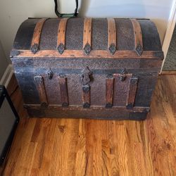 Antique Ornate Trunk 