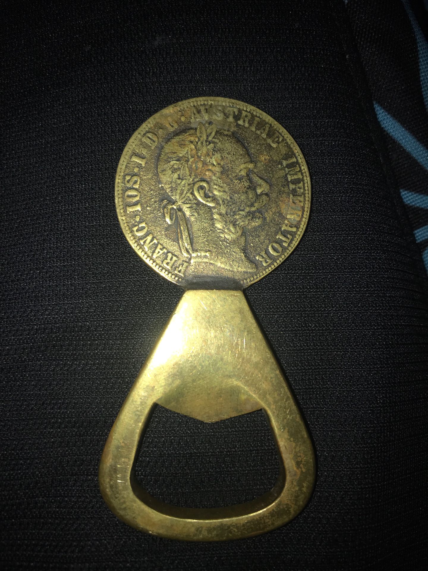 ANTIQUE MADE IN AUSTRALIA COIN BOTTLE OPENER