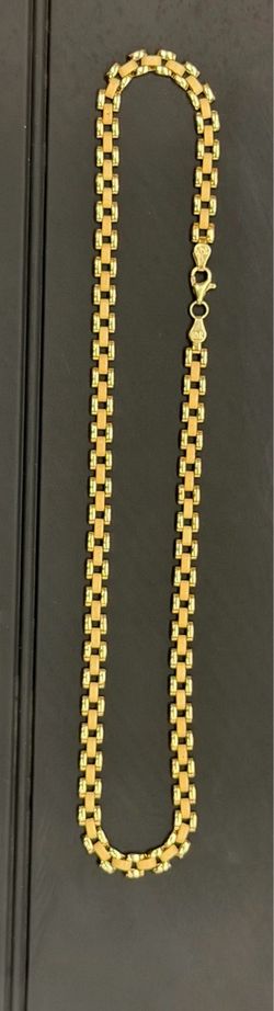 10 k Rolexx chain link 18 inch yellow gold