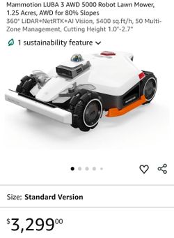 Mammotion LUBA 3 AWD 5000 Robot Lawn Mower
