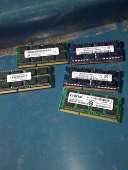 Misc ddr3 4gb laptop ram 5$ ea