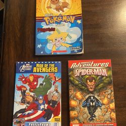 Lot Of 3 Pokémon Avengers Comic Books 