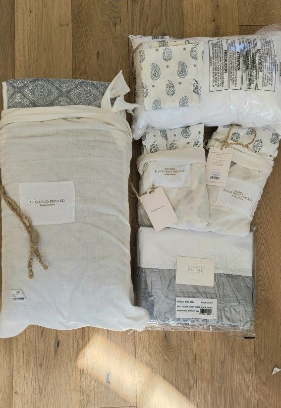 NEW RH Baby Crib BEDDING SET