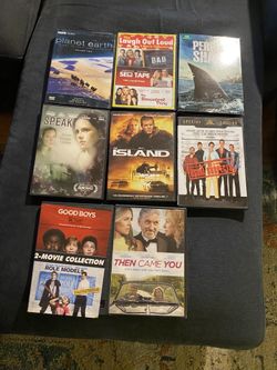 8 Assorted DVD’s For 5 Dollars 