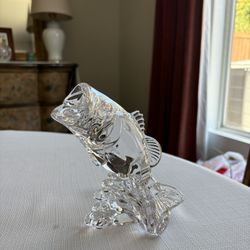 Princess House Bass Fish Sculpture 