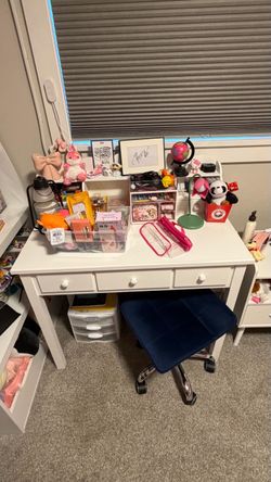 White desk