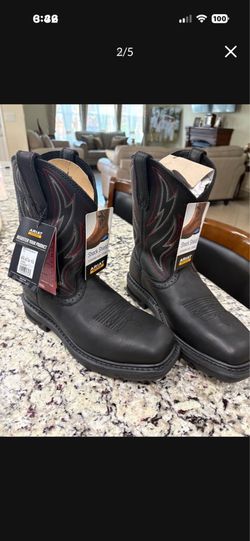 Ariat Steel Toe Boots.
