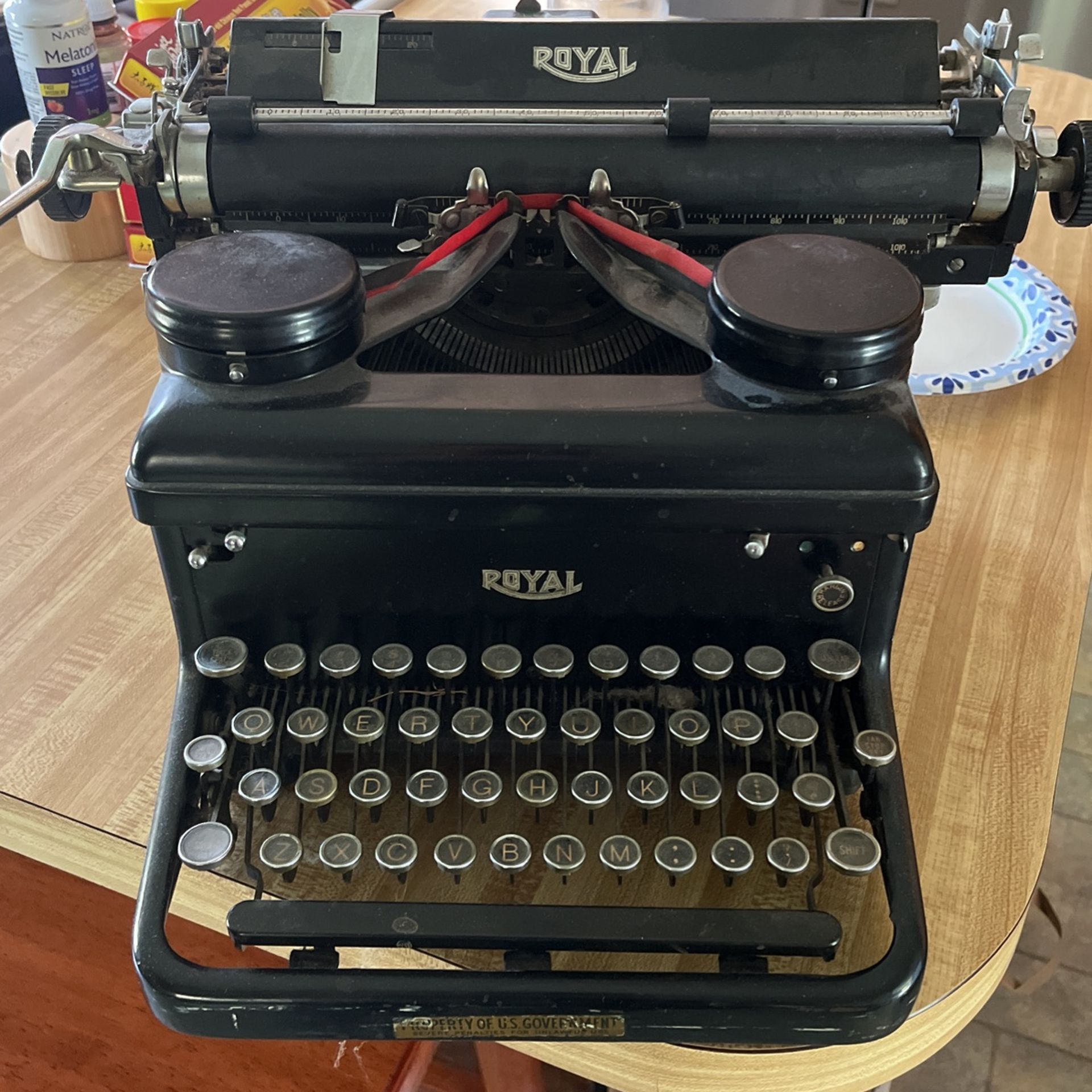 Vintage Antique Typewriter Royal