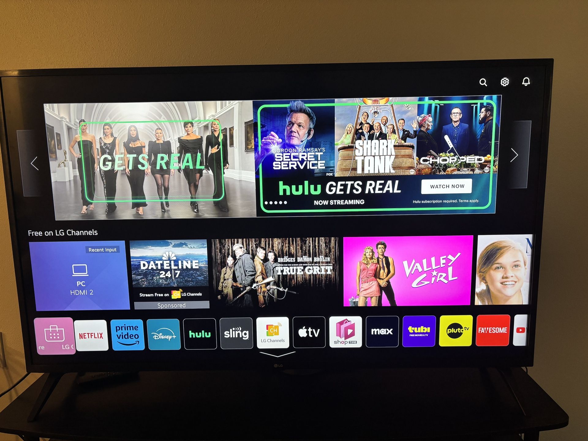 LG HDTV 50in