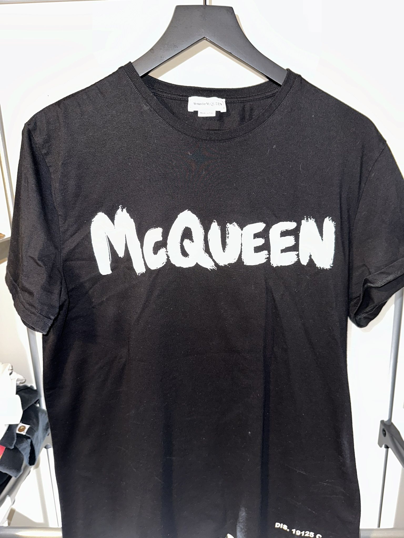 Okinawa Prefecture Black Alexander Mcqueen Graffiti T Shirt