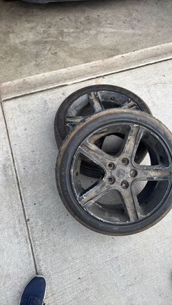Three tires and rims 17”