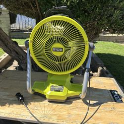 Ryobi Misting Cannon Fan
